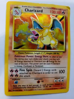 Charizard Base Set Holo Pokemon Card WOTC - Image 1