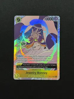Jewelry Bonney OP13-108 SR Carrying On His Will One Piece Card English Near Mint - Image 1