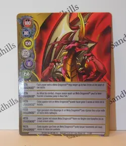 Bakugan Meta Dragonoid Card - International - EU - Multi Language - BA1260 - Image 1