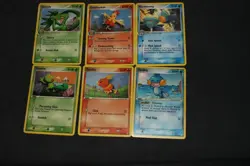 Pokemon Card Lot EX-PL Treecko, Torchic, Mudkip, & Grovyle+ Crystal Guardians - Image 5