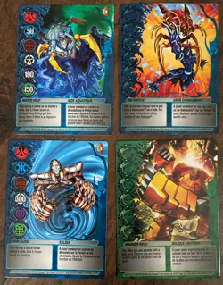 Bakugan Mechtanium Surge Card Lot (11) - Mutant Elfin Gate Card + Ability Cards - Image 2