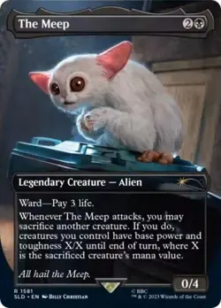 The Meep -Foil Near Mint MTG Secret Lair - Image 1