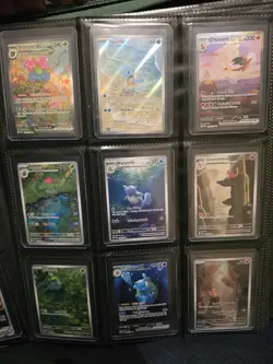 Charizard Blastoise Venusaur SIR Pokemon 151 9 Card Starter Evolutions Set Lot - Image 1