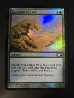 Rampant Growth MP FOIL Core Set 2010 M10 MTG FREE SHIPPING - Image 1