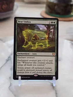 MTG Bear Umbra Commander: Wilds of Eldraine Regular NM - Image 1