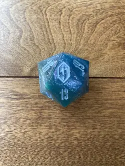 🔥 Magic The Gathering Final Fantasy GIFT BUNDLE Blue Spindown D20 Dice Die - Image 1