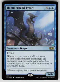 Hammerhead Tyrant Normal R Commander: Tarkir: Dragonstorm 21 NM - Image 1