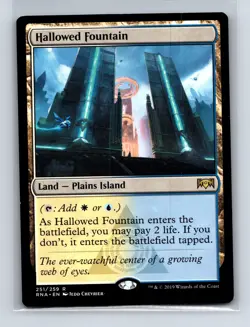 Ravnica Allegiance #251 Hallowed Fountain - Image 1