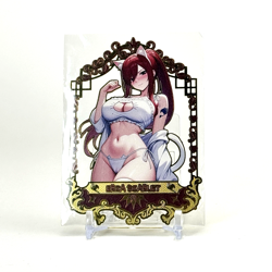 Goddess Story: Erza Scarlet #/388 Metal Anime Waifu CCG Trading Card - Image 1
