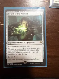MTG Sword of the Animist Origins ORI #240 Rare NM Equipment Commander Staple - Image 1