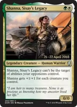 Shanna, Sisay's Legacy - Foil - Prerelease Promo x1 - Pre-Release Promos - NM-Mi - Image 1