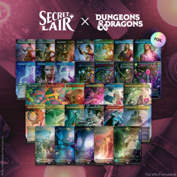 MTG Secret Lair Dungeons & Dragons: Chromatic Dragon's Hoard Bundle | FOIL SET - Image 1