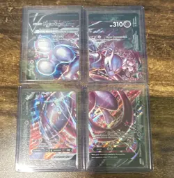 Pokemon TCG Mewtwo V-UNION 4-Card Holo Promo Set SWSH159-162 English - Image 1