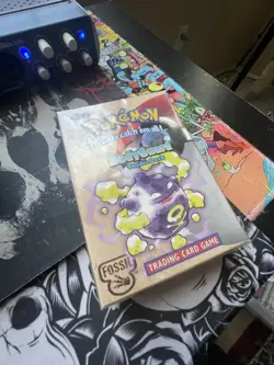 1999 Pokemon Fossil Bodyguard Theme Deck and MEWTWO Movie promo - SEALED - Image 1