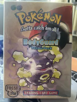 1999 Pokemon Fossil Bodyguard Theme Deck and MEWTWO Movie promo - SEALED - Image 2