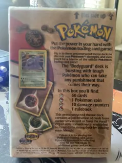 1999 Pokemon Fossil Bodyguard Theme Deck and MEWTWO Movie promo - SEALED - Image 3