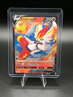 Pokemon Rebel Clash- Cinderace V- Ultra Rare- 035/192 - Image 1