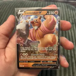 Conkeldurr v 040/078 Pokemon Go Holo - Image 1