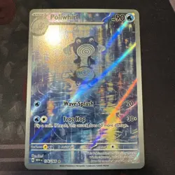 Poliwhirl 176/165 Illustration Rare 151 Pokemon NM - Image 1