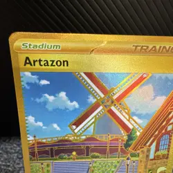 Pokemon TCG Artazon SV03 Obsidian Flames Secret Rare Full Art Holo EN 229/197 - Image 2