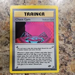 Wizards of the Coast Chaos Gym 102/132 Gym Challenge Unlimited EN 1999 Rare - Image 1