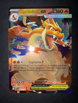 The Pokemon Company Mega Charizard Y EX 022/217 Ultra Rare Full Art Holo - Image 1