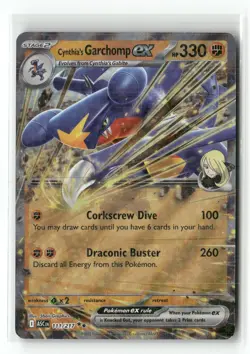 Cynthia's Garchomp ex 111/217 Double Rare Ascended Heroes Pokemon Holo Near Mint - Image 1