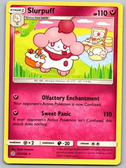 SLURPUFF 154/236 R COSMIC ECLIPSE POKEMON NM/M - Image 1