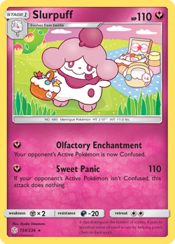 SLURPUFF 154/236 R COSMIC ECLIPSE POKEMON NM/M - Image 3