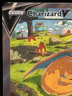 Charizard V SWSH260 Pokemon Error Miscut OC Printing Dot - Image 3