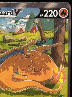 Charizard V SWSH260 Pokemon Error Miscut OC Printing Dot - Image 4