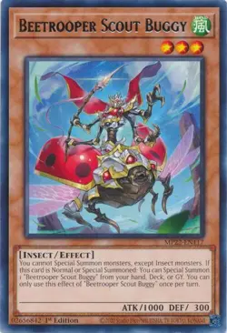 Beetrooper Scout Buggy - MP22-EN117 - Rare - 1st Edition Yugioh - Image 1