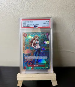 Namco One Piece CCG 2023 EN Nami OP01-016 SP Foil Rare PSA 10 - Image 1