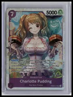 One Piece vol 2 Prem Booster Charlotte Pudding #PRB02-010 - Image 1