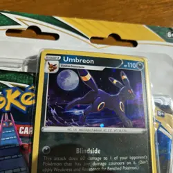 Set of Pokemon TCG: 3 Booster Packs Evolving Skies Umbreon & Eiscue Promo Cards 820650808814 - Image 4