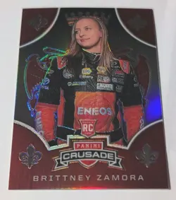 2020 Panini Chronicles - Crusade Brittney Zamora #18 Holo Prizm (RC) Rookie - Image 1