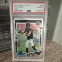Panini 2023 Donruss Optic C.J. Stroud Texans Rated Rookie Holo Prizm #244 PSA 10 - Image 1