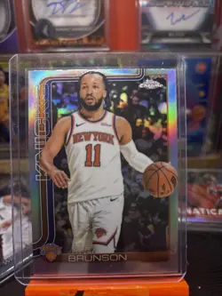 2025-26 Topps Chrome - Jalen Brunson #101 Refractor - Image 1