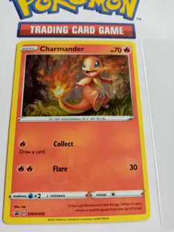 Charmander SWSH092 - Holo - Black Star Promo - Battle Styles - Pokemon Card - Image 2