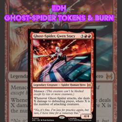 EDH - Ghost-Spider Tokens & Burn, MTG Commander Deck, Marvel, Bracket 2 - Image 1