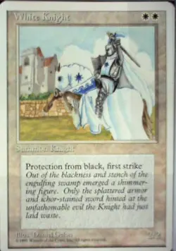 White Knight - Fourth Edition: #56, Magic: The Gathering Nm R42 - Image 1