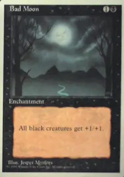 Bad Moon - Fourth Edition: #120, Magic: The Gathering Nm R39 - Image 1