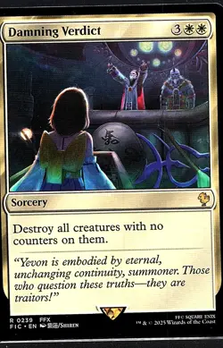 Damning Verdict R Commander: FINAL FANTASY 239 NM Normal - Image 1