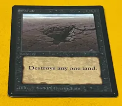MTG SINKHOLE Beta (OldManMTG 009-301) - Image 5