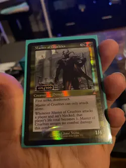 MTG Master of Cruelties - Retro Frame Serialized Numbered 476/500 NM - Image 1