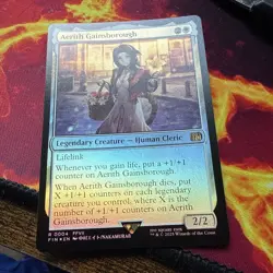 MTG Final Fantasy Aerith Gainsborough R #0004 RARE FOIL/ NM - Image 1