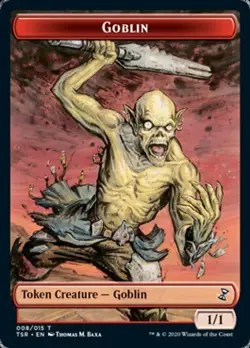 MTG Time Spiral Remastered Token Goblin #008 PLAYSET x4 4x - Image 1