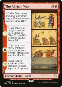 MTG Theros Beyond Death *FOIL* R The Akroan War #124 - Image 1