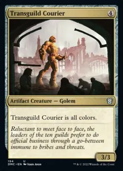 MTG Commander Dominaria United U Transguild Courier #194 PLAYSET 4x x4 - Image 1