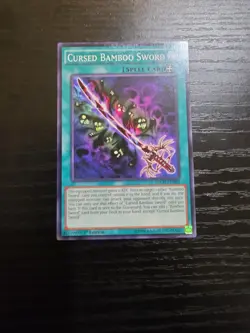 Yu-Gi-Oh Cursed Bamboo Sword NECH-EN068 1st Edition NM - Image 1